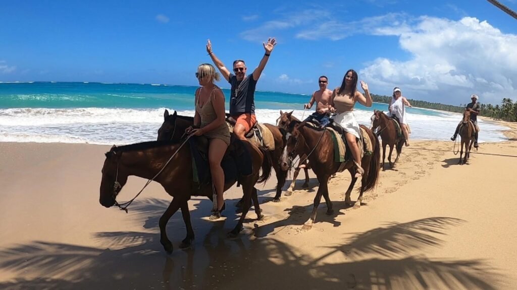 1049 wycieczka konmi po plazy punta cana