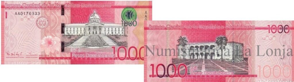 dominikana waluta 1000 peso