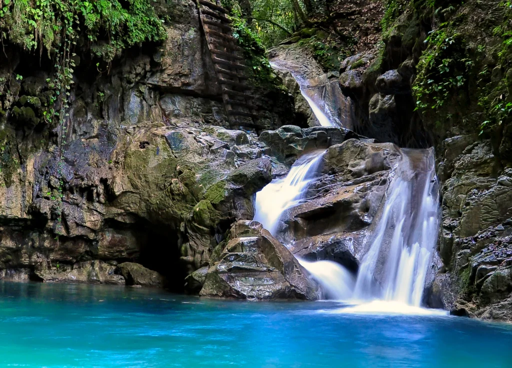 y74t damajagua waterfalls and private beach getaway with lunch damajagua